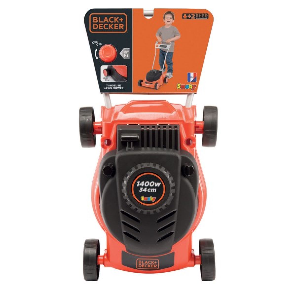 Smoby Black & Decker Sekačka na trávu