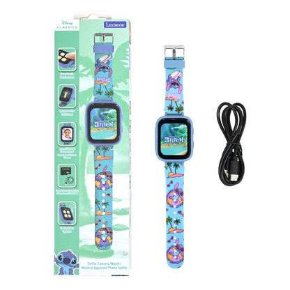 Lexibook Hodinky s kamerou Stitch a 8GB SD kartou