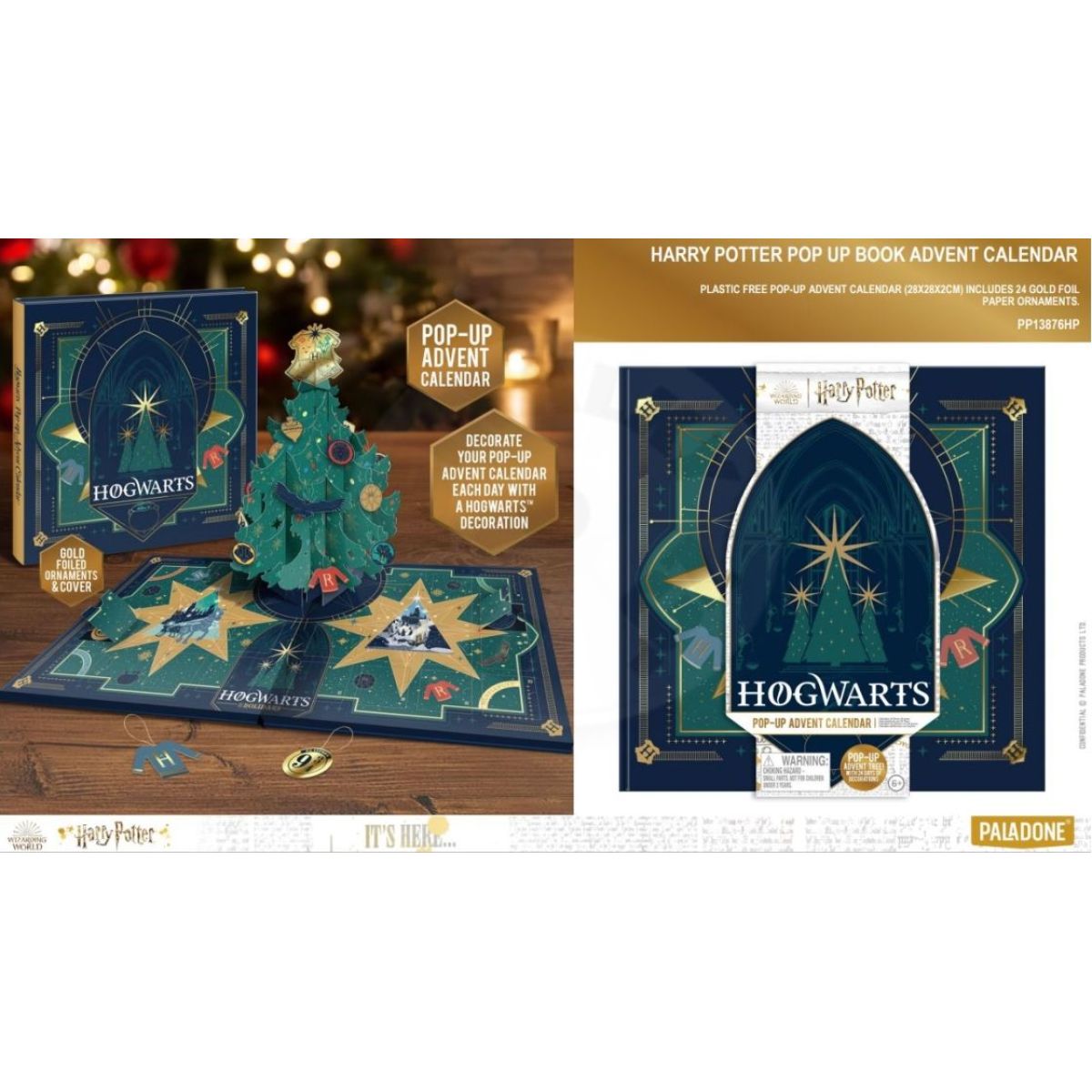 Harry Potter Pop Up adventní kalendář