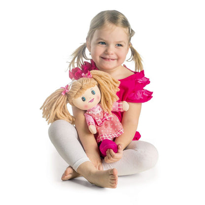 Teddies Mluvící panenka hadrová Terezka 30 cm