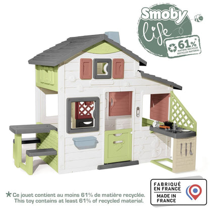 Smoby Domeček Life Friends House s kuchyní rozšiřitelný