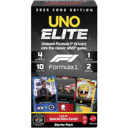 Mattel Uno Formula 1 Elite racers