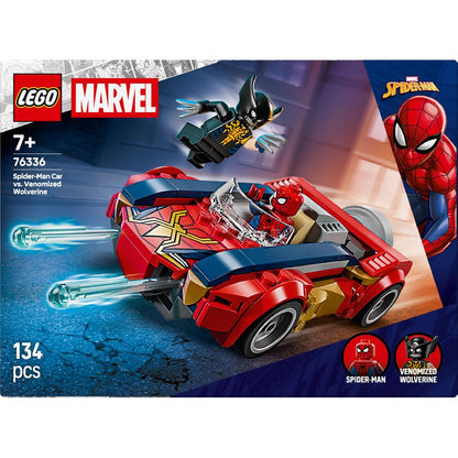 LEGO® 76336 Spider-Man a auto vs. venomizovaný Wolverine