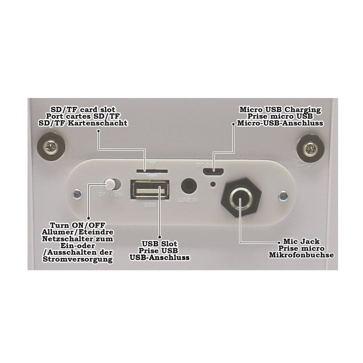 Lexibook iParty bluetooth reproduktor s mikrofonem