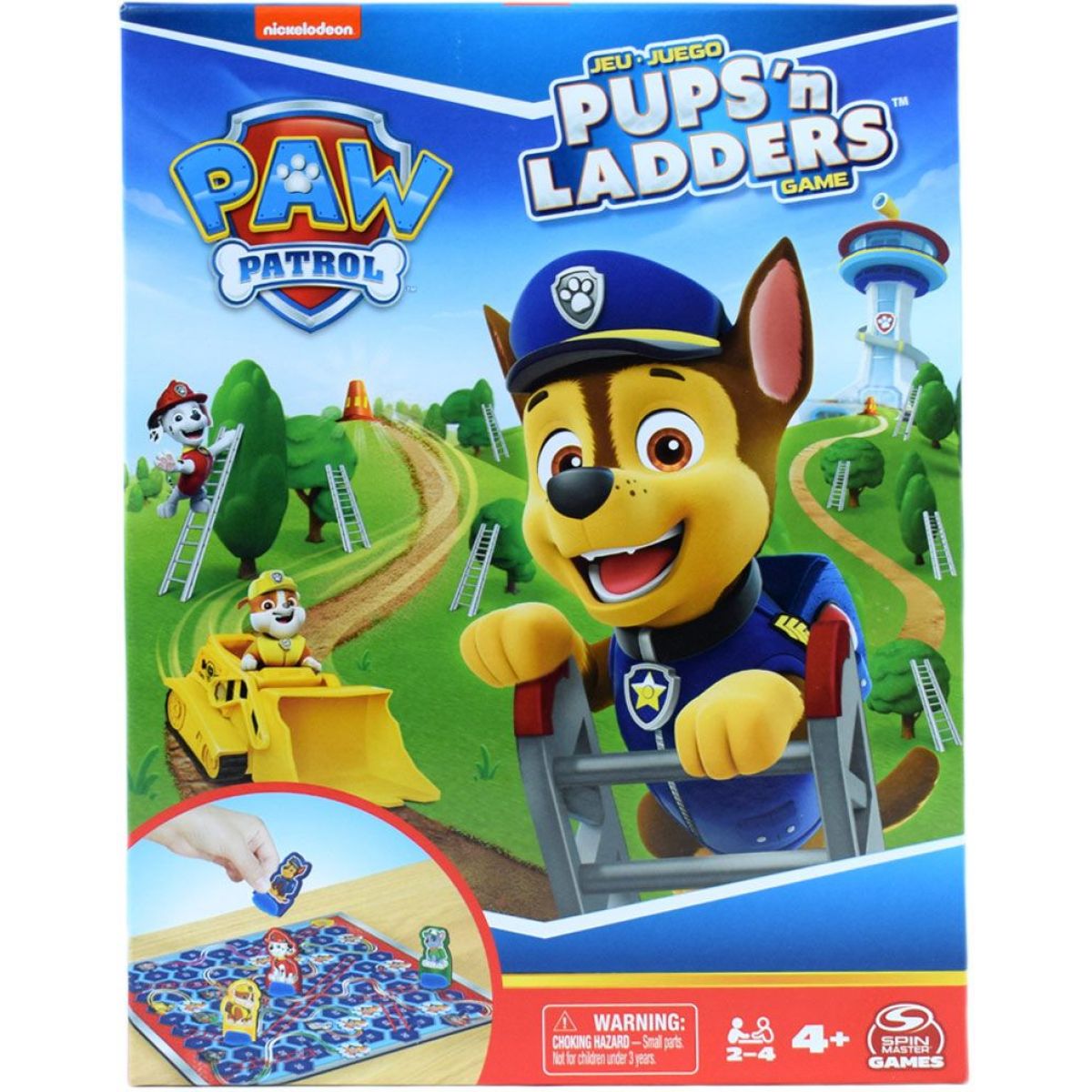 Spin Master Games Tlapková patrola žebříky a skluzavky