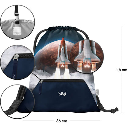 BAAGL Sáček s kapsou Space Shuttle
