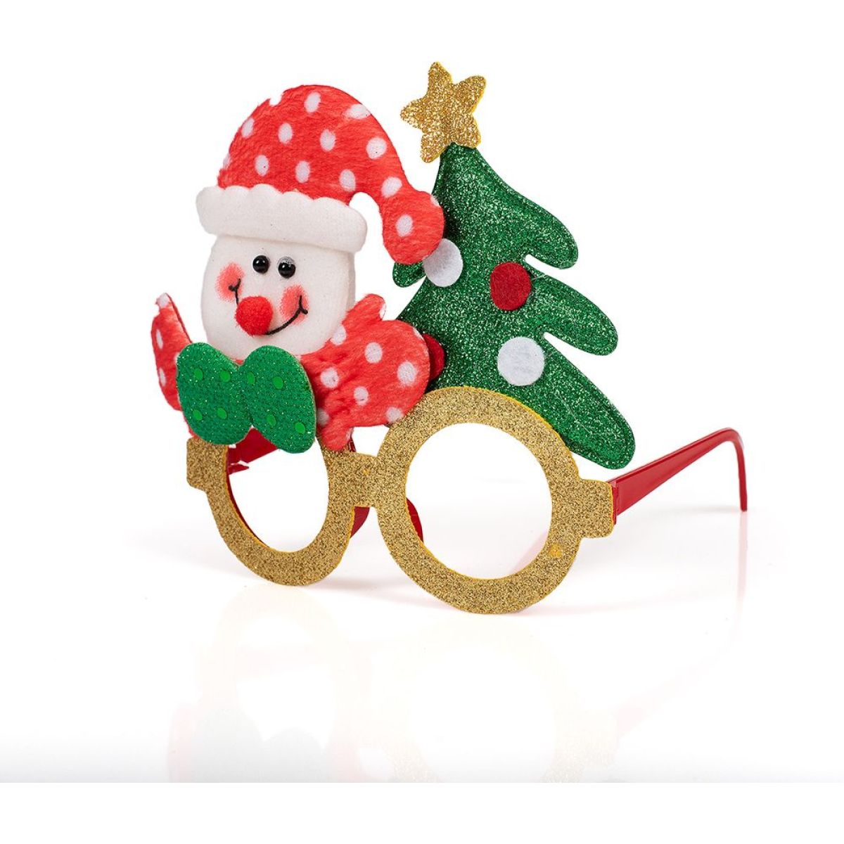 Alltoys Vánoční brýle s třpytkami 17x14 cm