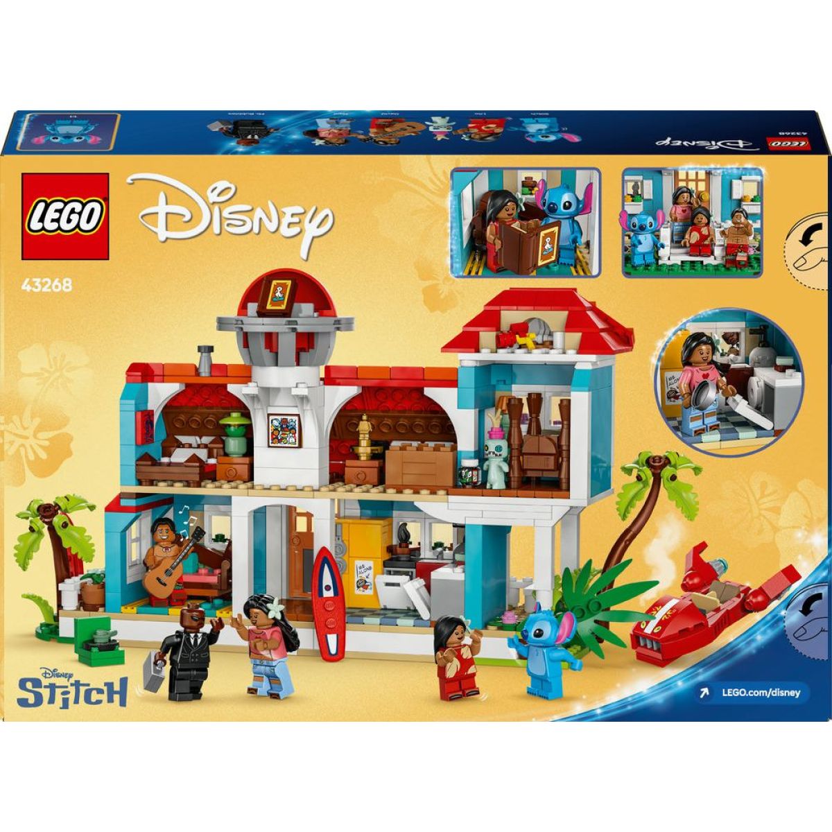 LEGO® Disney 43268 Lilo a Stitch a domek na pláži