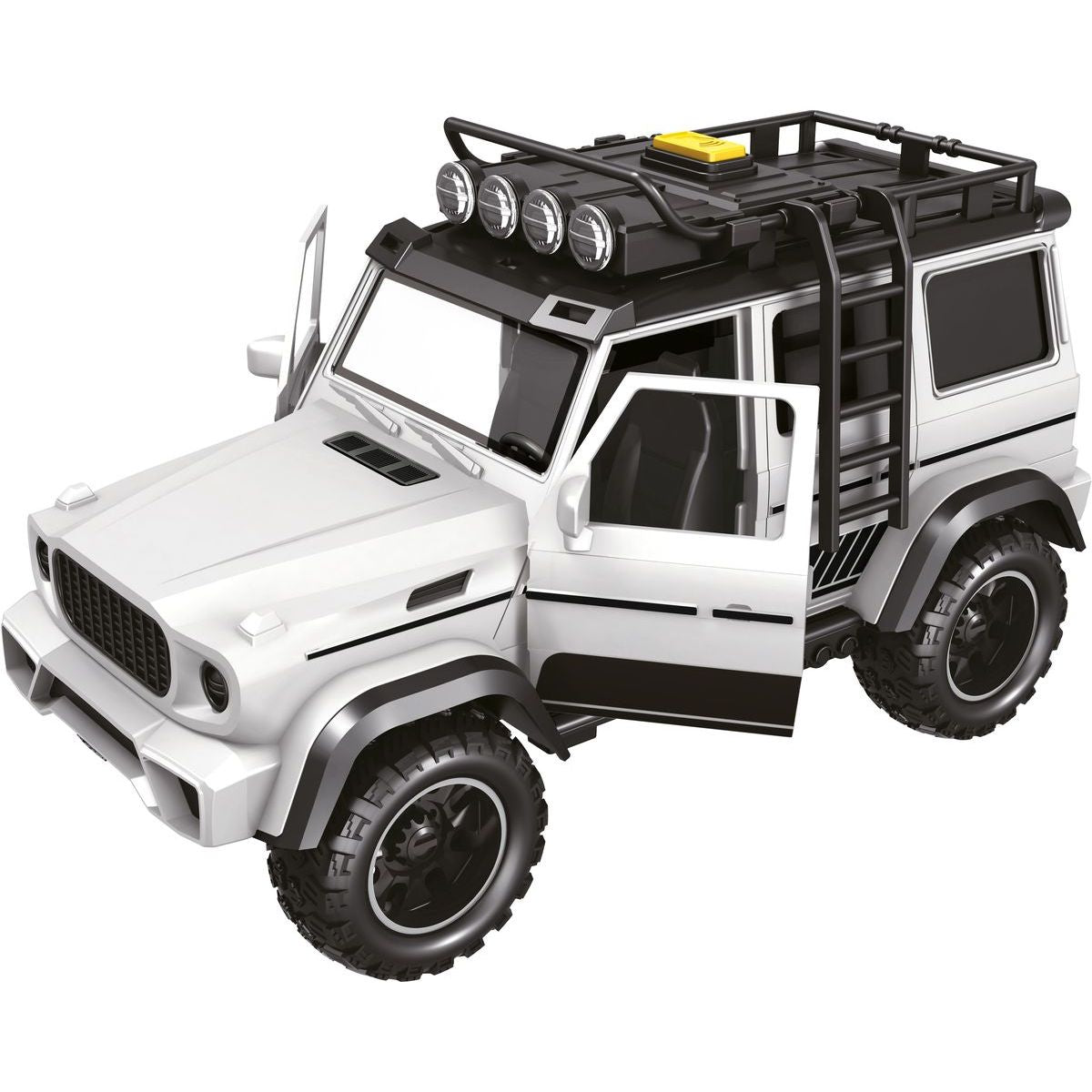 Sparkys CITY SERVICE CAR - 1:14 - Terénní vozidlo s přívěsem a koněm (se zvukem a světly)