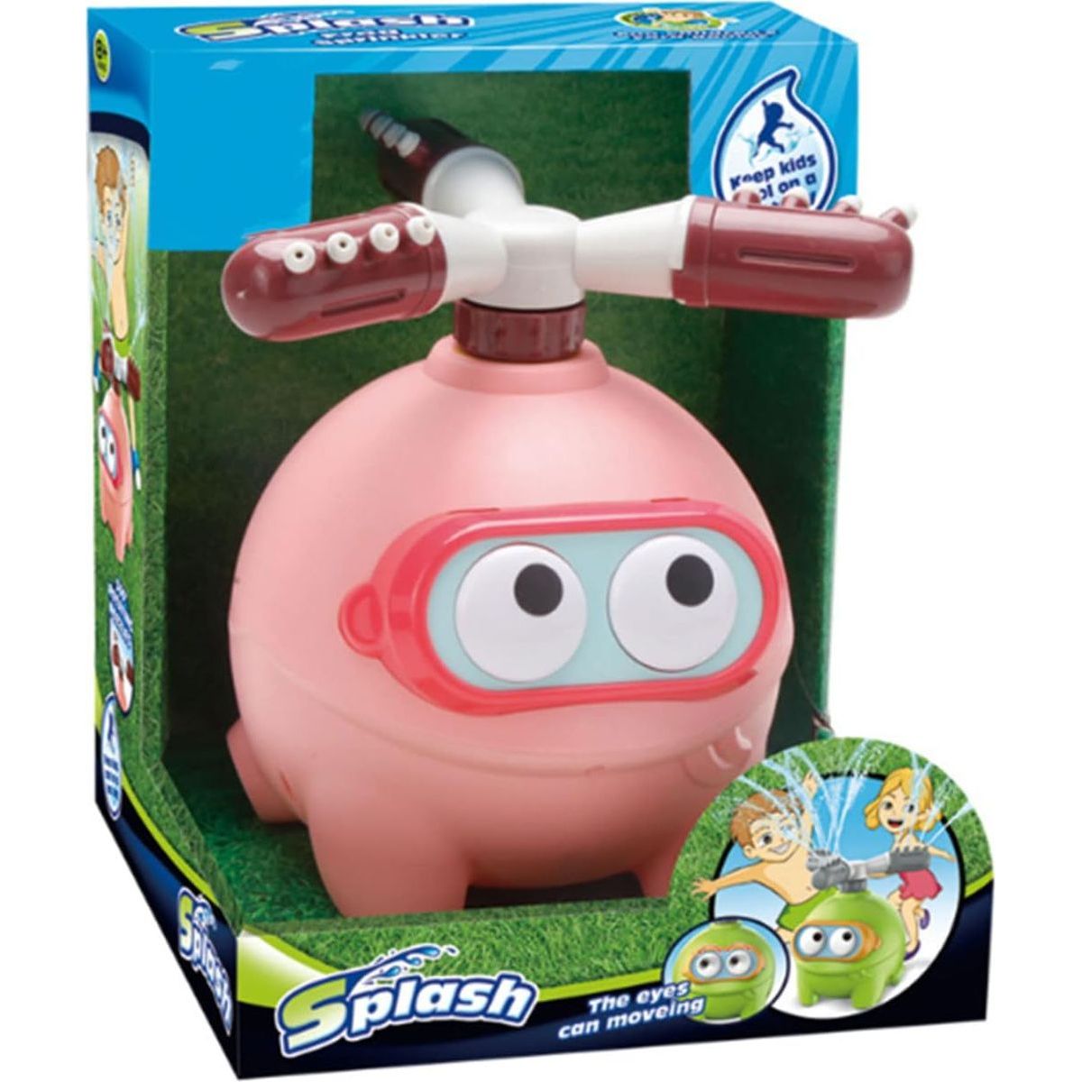 Alltoys Stříkací žába na zahradu - růžová