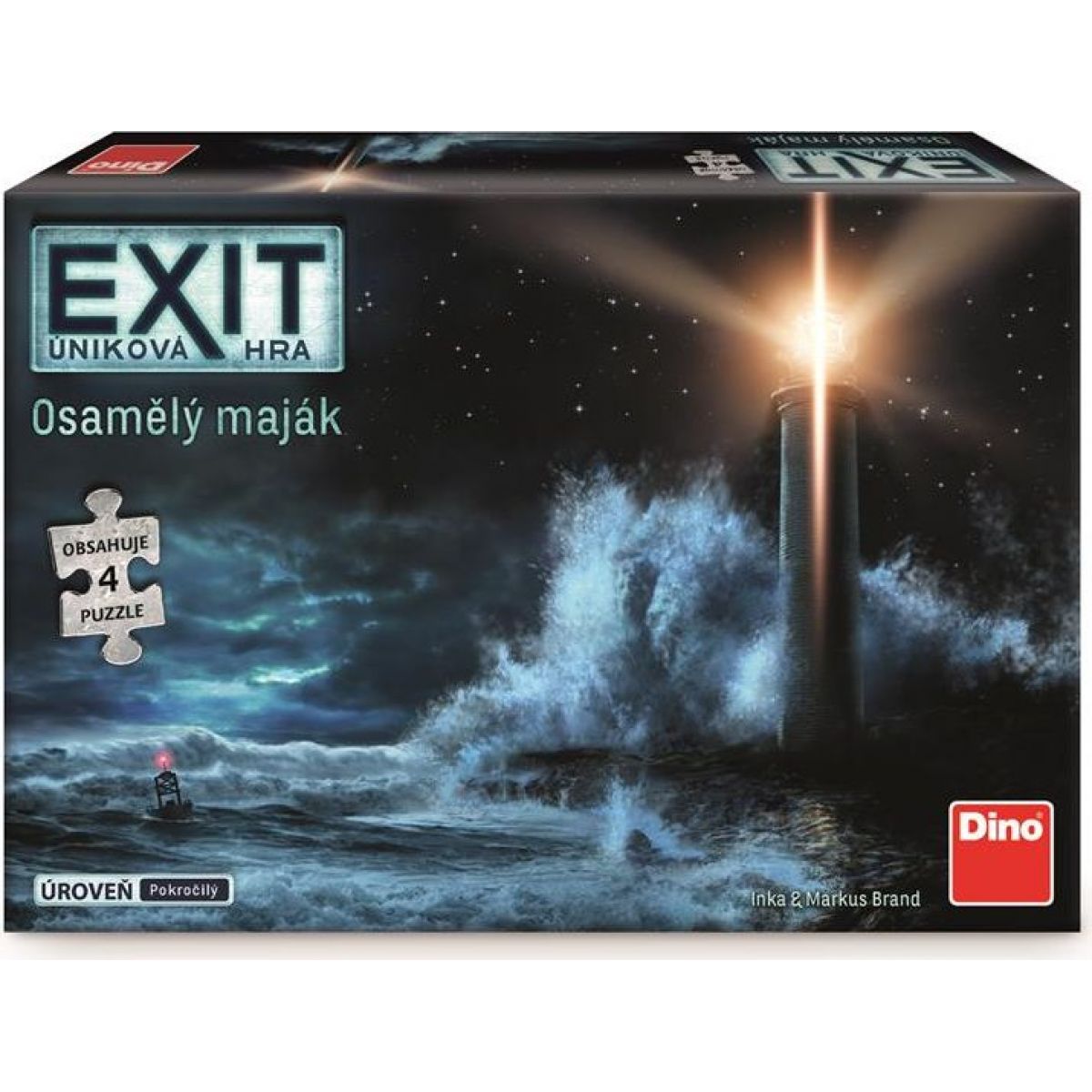 Dino Úniková hra s puzzle: Osamělý maják párty hra