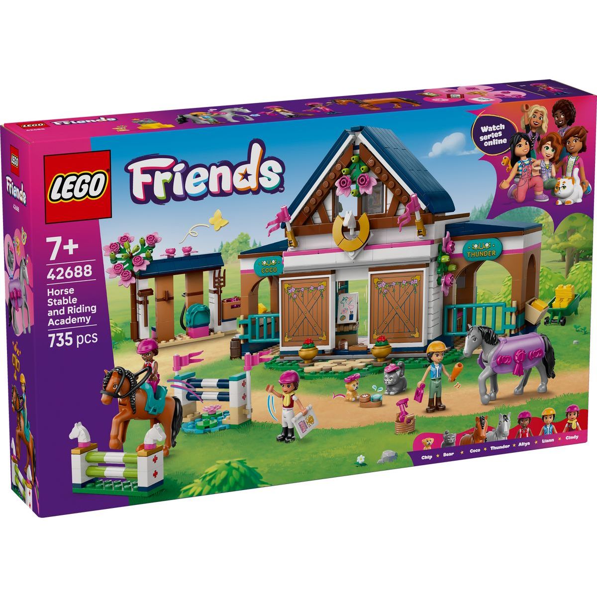 LEGO® 42688 Koňská stáj a jezdecká akademie