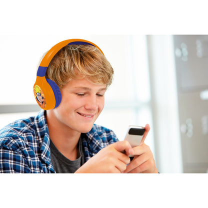 Lexibook 2v1 bluetooth skládací sluchátka Naruto s limitem hlasitosti