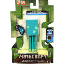 Mattel Minecraft 8 cm figurka Build a Portal Glow Squid