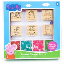 RMS Dřevěná sada razítek Prasátko Peppa