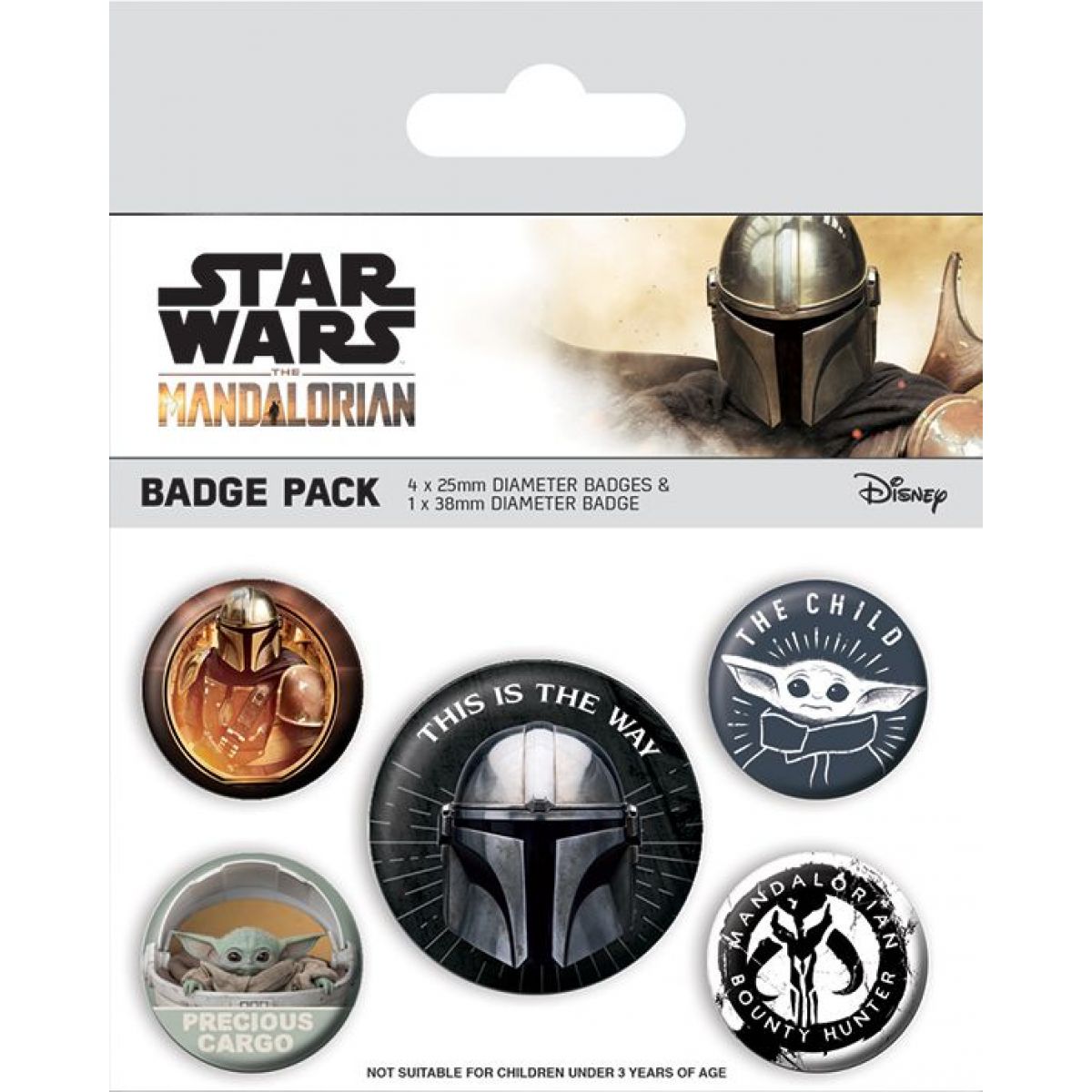 Set odznaků Mandalorian