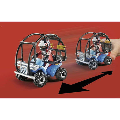 PLAYMOBIL® 70820 Starter Pack Kaskadérská show se čtyřkolkou a ohnivou rampou