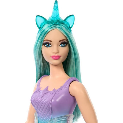 Mattel Barbie Pohádková víla jednorožec - fialová