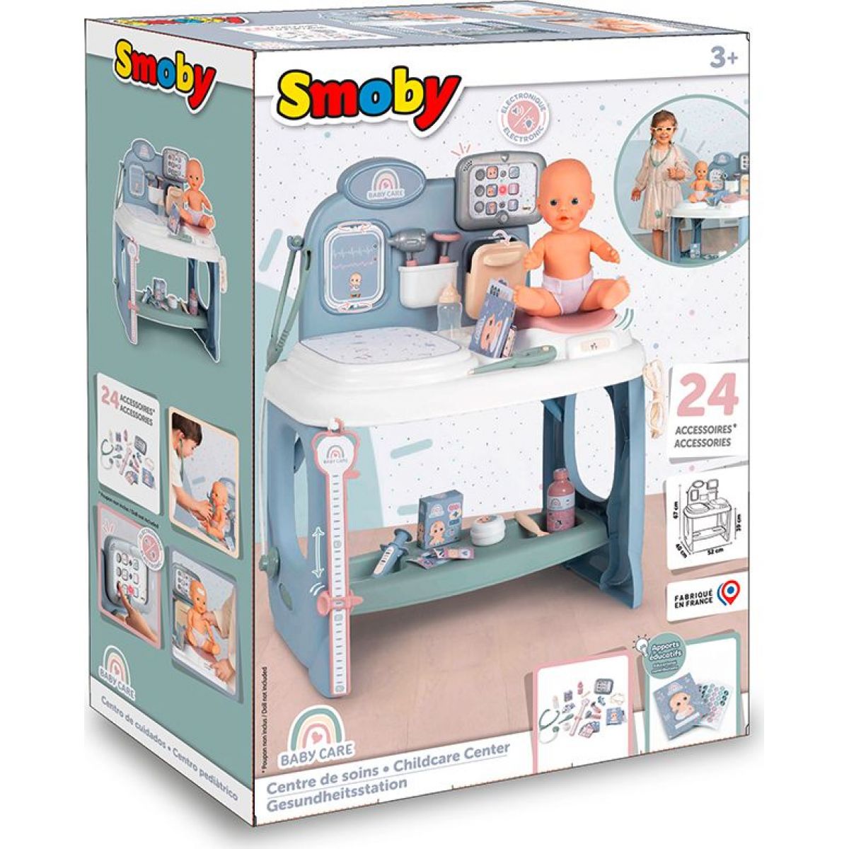 Smoby Baby Care Center s příslušenstvím (305)