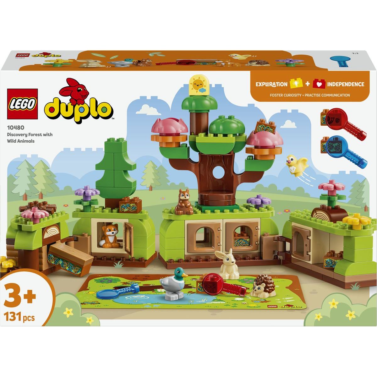 LEGO® DUPLO® 10480 Les plný objevů a divokých zvířátek