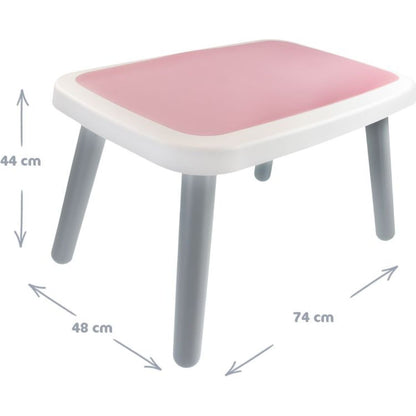 Mochtoys Skandinávský stůl bílo-růžový