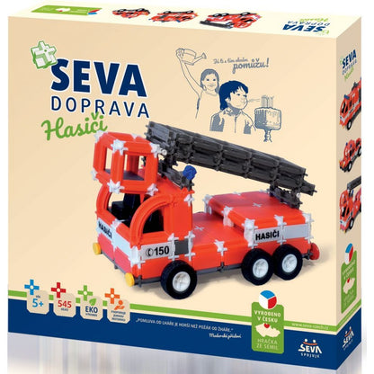 Seva Stavebnice Doprava Hasiči 545 dílků