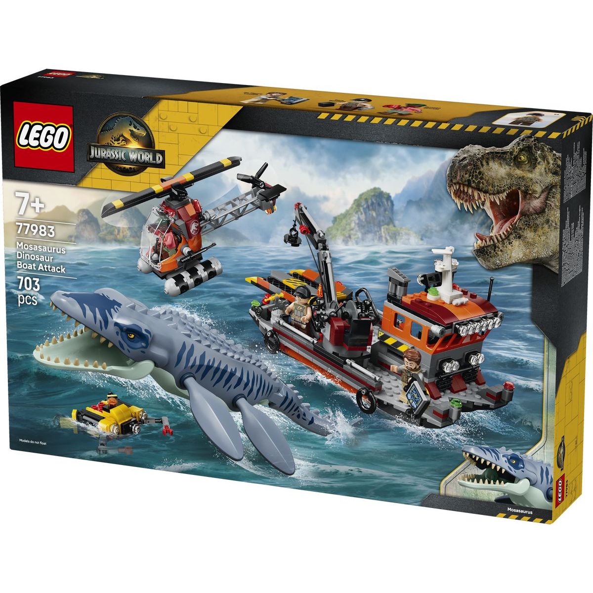 LEGO® Jurassic World 77983 Útok dinosaura mosasaura na loď
