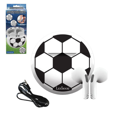Lexibook Bluetooth sluchátka do uší Fotbal s vestavěným mikrofonem