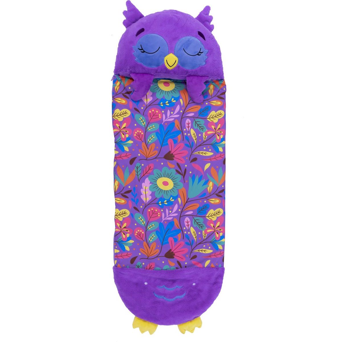Happy Nappers spacáček usínáček fialová sova Chestnut 135 cm