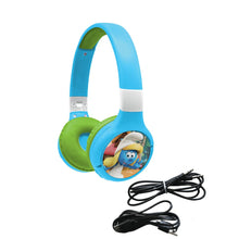 Lexibook 2v1 bluetooth skládací sluchátka Šmoulové s limitem hlasitosti