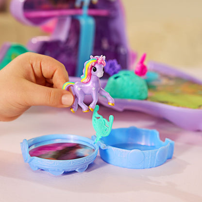 Unicorn academy česací hlava rozložitelná na hrací set