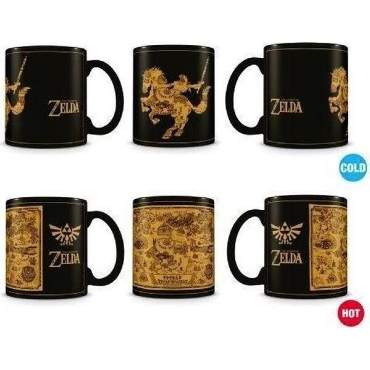Hrnek měnící Zelda 300 ml