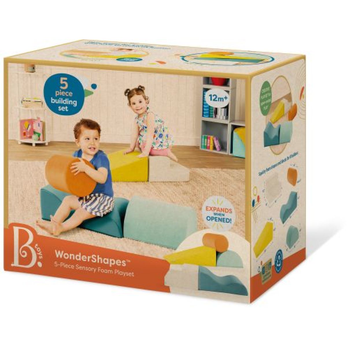 B-Toys Pěnové tvary maxi WonderShapes