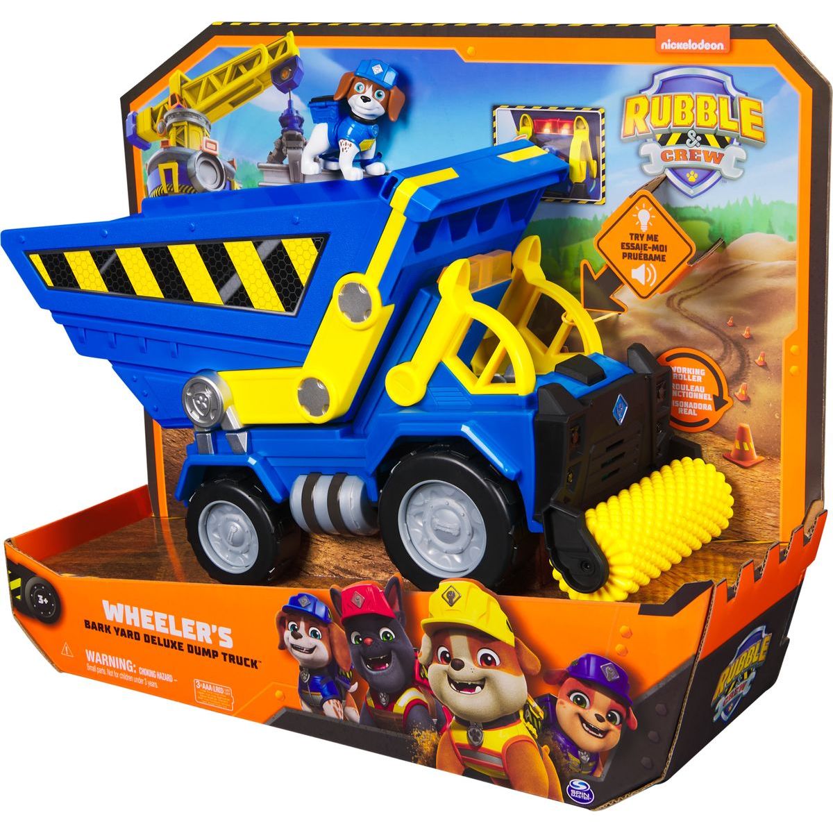 Spin Master Rubble & Crew interaktivní vozidlo se zvuky Wheeler