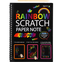 Teddies Škrabací notes duhový 10 listů