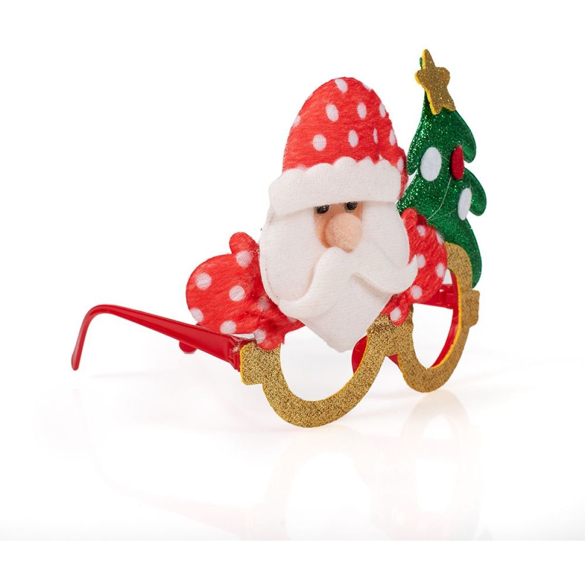 Alltoys Vánoční brýle s třpytkami 17x14 cm