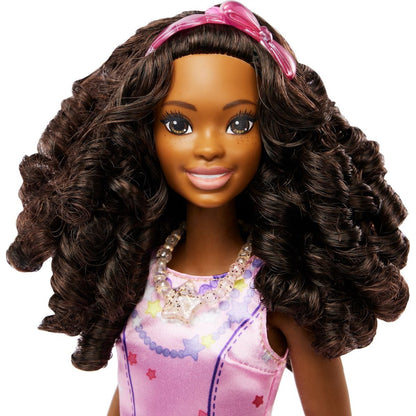 Mattel Moje první Barbie panenka Den a noc růžová 34 cm