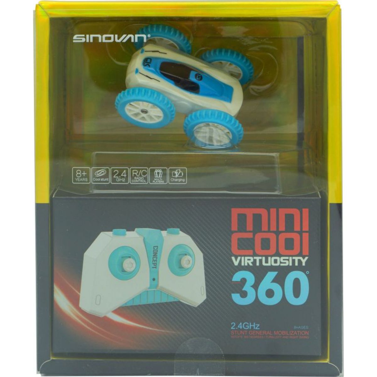 Alltoys Kaskadérské RC auto mini modré