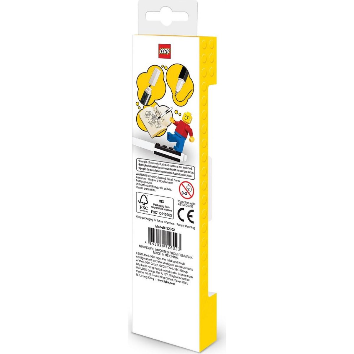 LEGO® Gelové pero s minifigurkou červené 1 ks