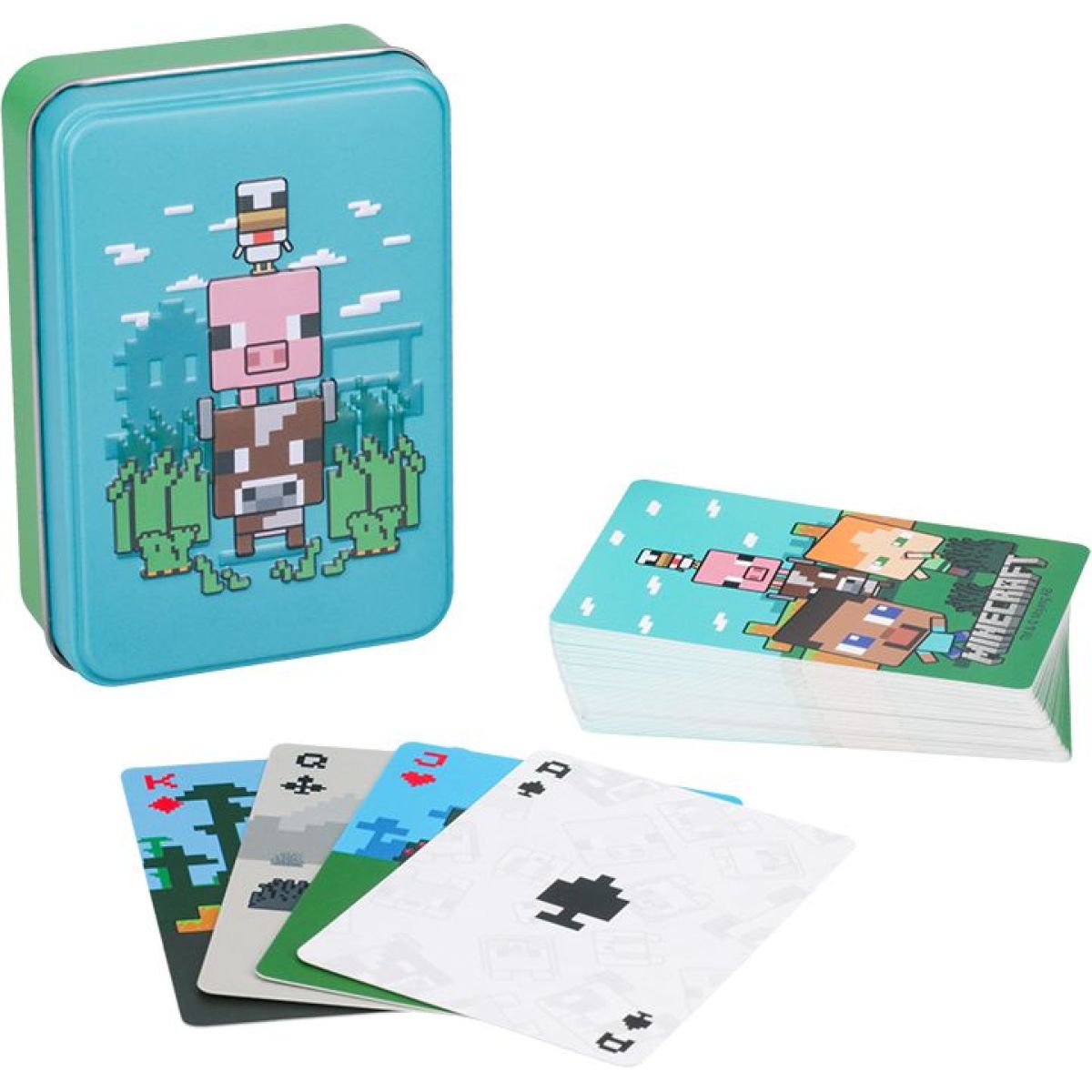 Minecraft hrací karty zvířata