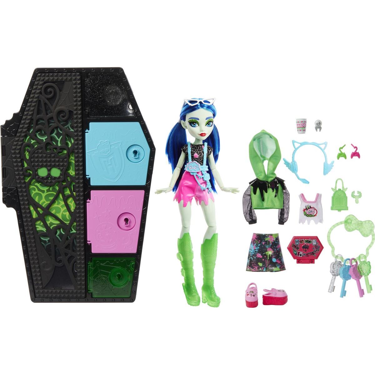 Monster High Skulltimate secrets panenka neon - Ghoulia