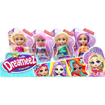 Funville Dreameez mini mořská panna v kornoutku blond vlásky
