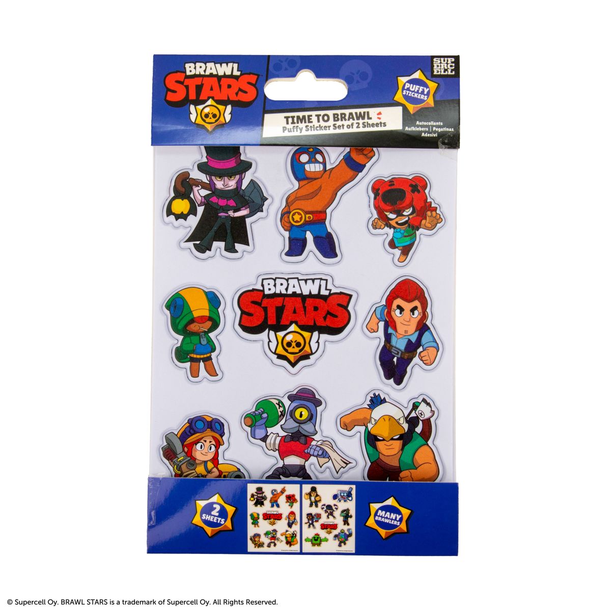 Brawl Stars 3D samolepky