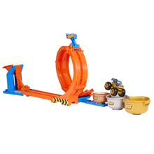 Hot Wheels Monster Trucks dráha se smyčkou a Bigfootem