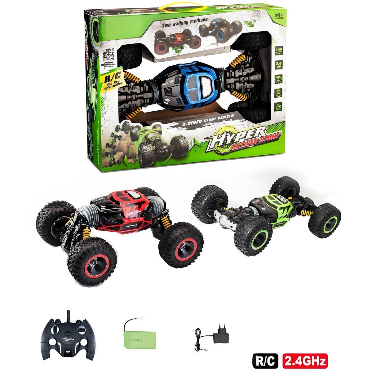 Sparkys RC Trikové auto 1:8 s pohonem 4x4 - modrý