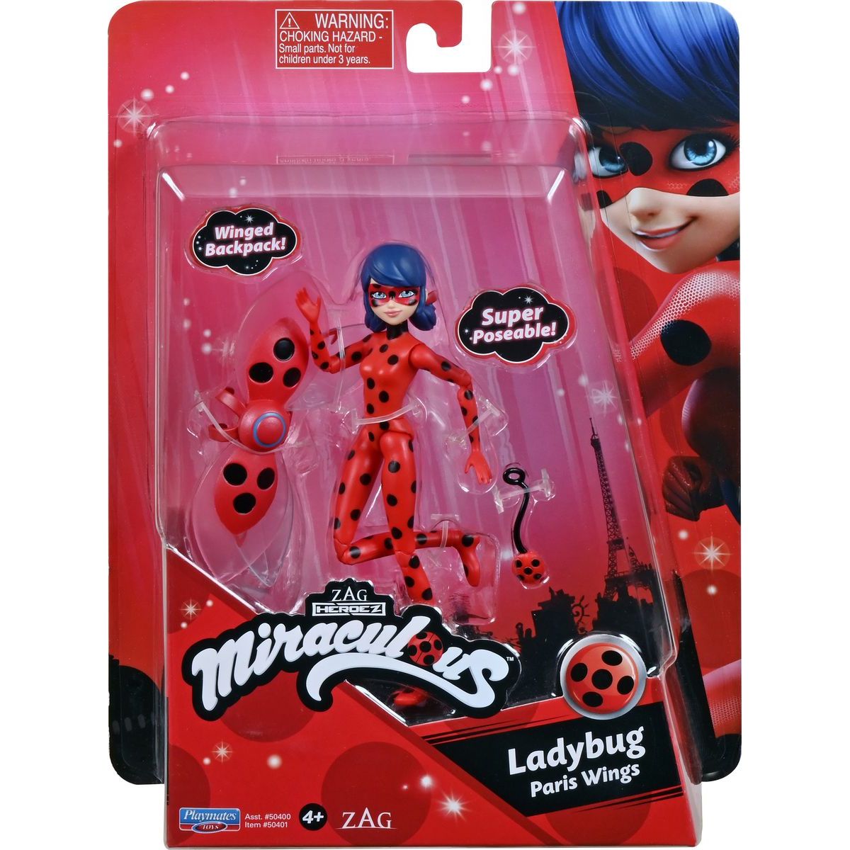 Playmates Miraculous Beruška a černý kocour Figurka Beruška