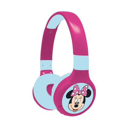 Lexibook 2v1 bluetooth skládací sluchátka Minnie s limitem hlasitosti