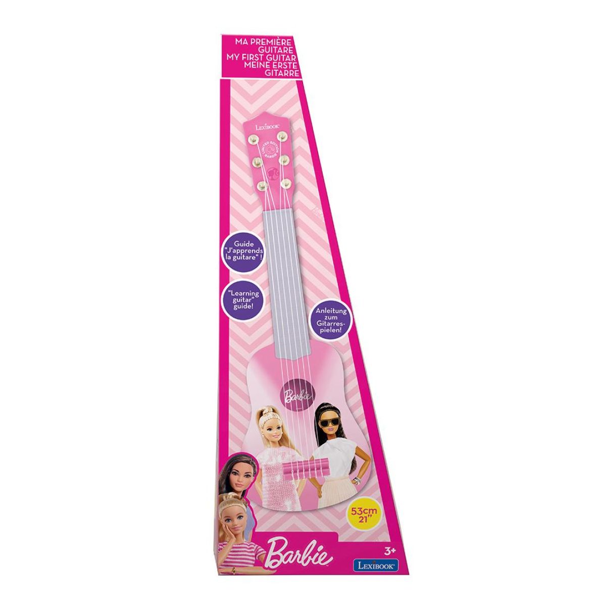 Lexibook Moje první kytara Barbie 53 cm