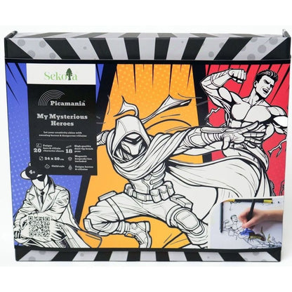 EPEE Sekoia Picamania Omalovánky Komiksoví hrdinové