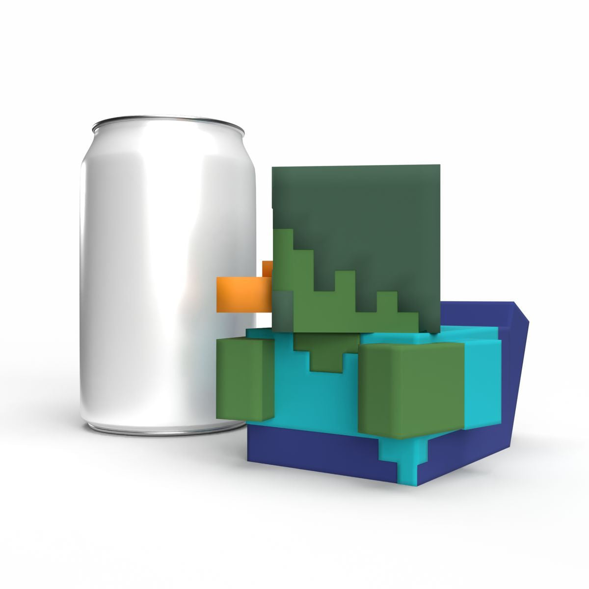 Numskull Tubbz kachnička Minecraft Zombie